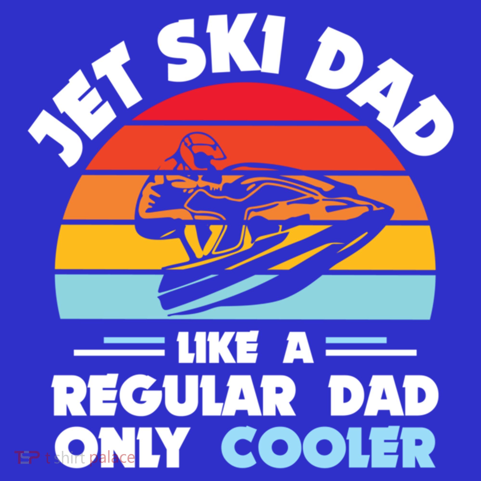 Water Sport Jet Ski Dad Like A Regular Dad Only Cooler Gift Coaster