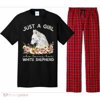 White Shepherd Just A White German Shepherd Dog Pajama Set thumb 0
