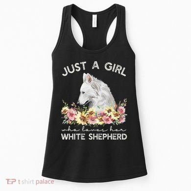 White Shepherd Just A White German Shepherd Dog Women's Tank Top