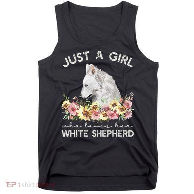 White Shepherd Just A White German Shepherd Dog Tank Top