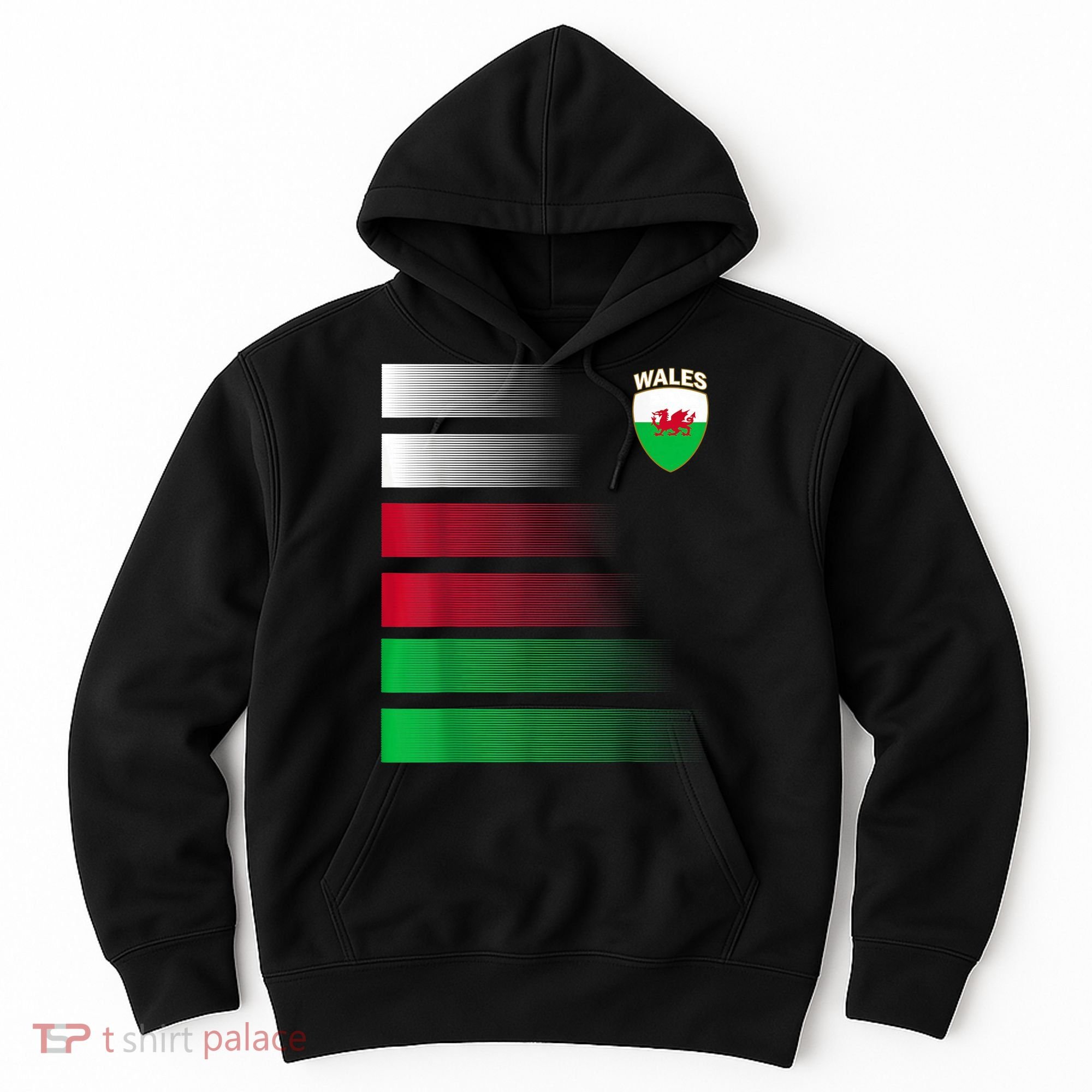 Welsh Soccer Jersey Wales Football Wales Flag Hoodie