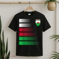 Welsh Soccer Jersey Wales Football Wales Flag T-Shirt thumb 2