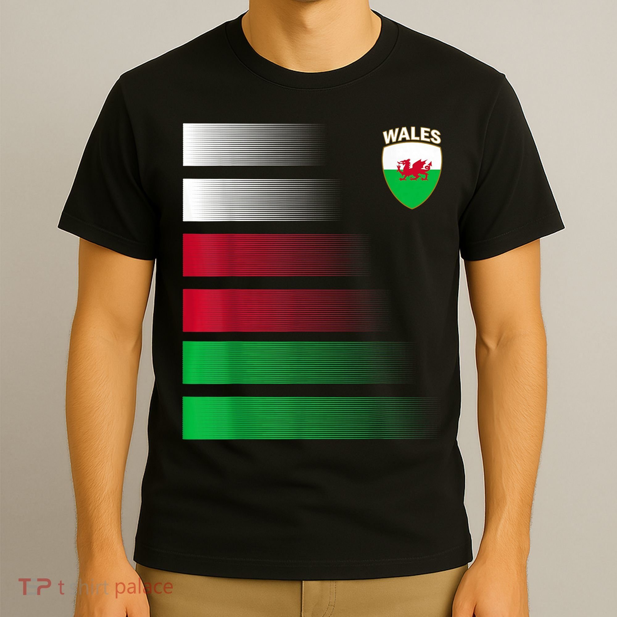 Welsh Soccer Jersey Wales Football Wales Flag T-Shirt