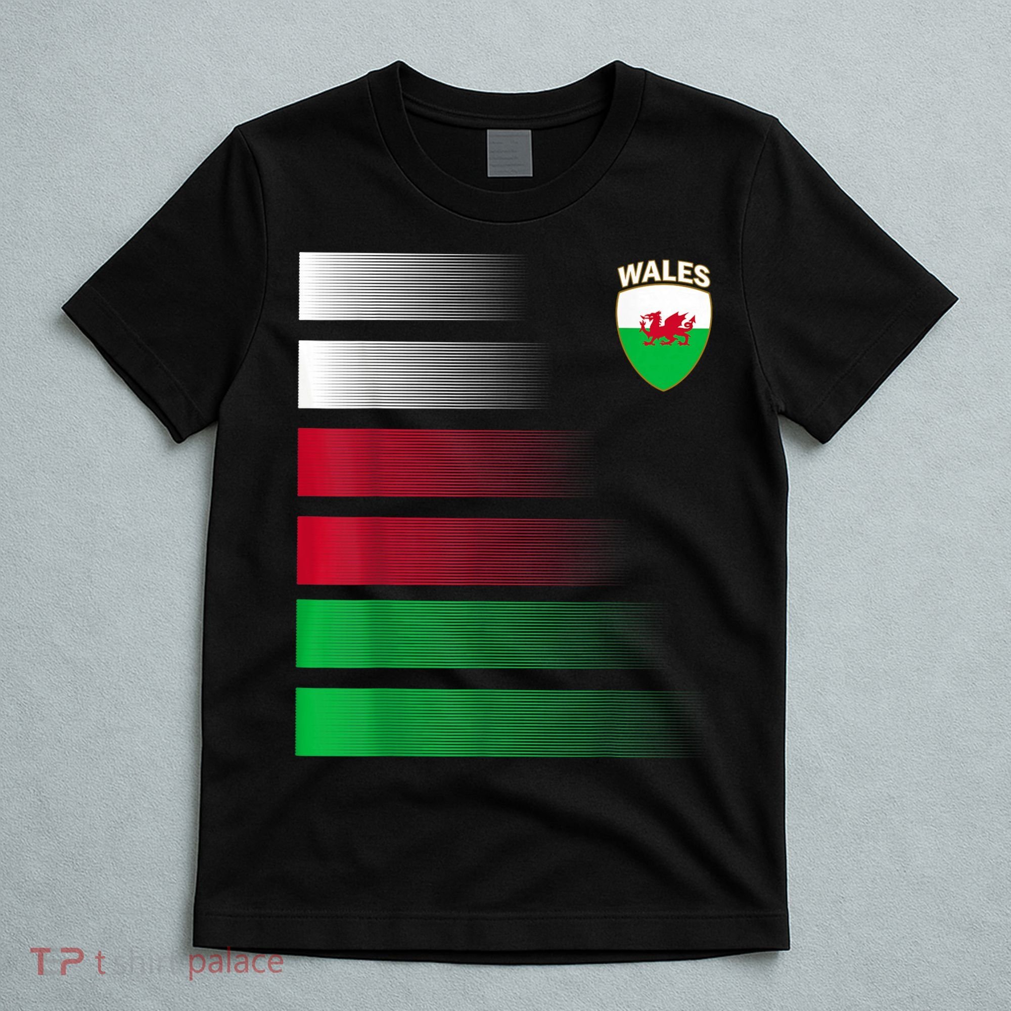Welsh Soccer Jersey Wales Football Wales Flag T-Shirt