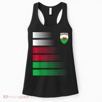 Welsh Soccer Jersey Wales Football Wales Flag Women's Tank Top thumb 0