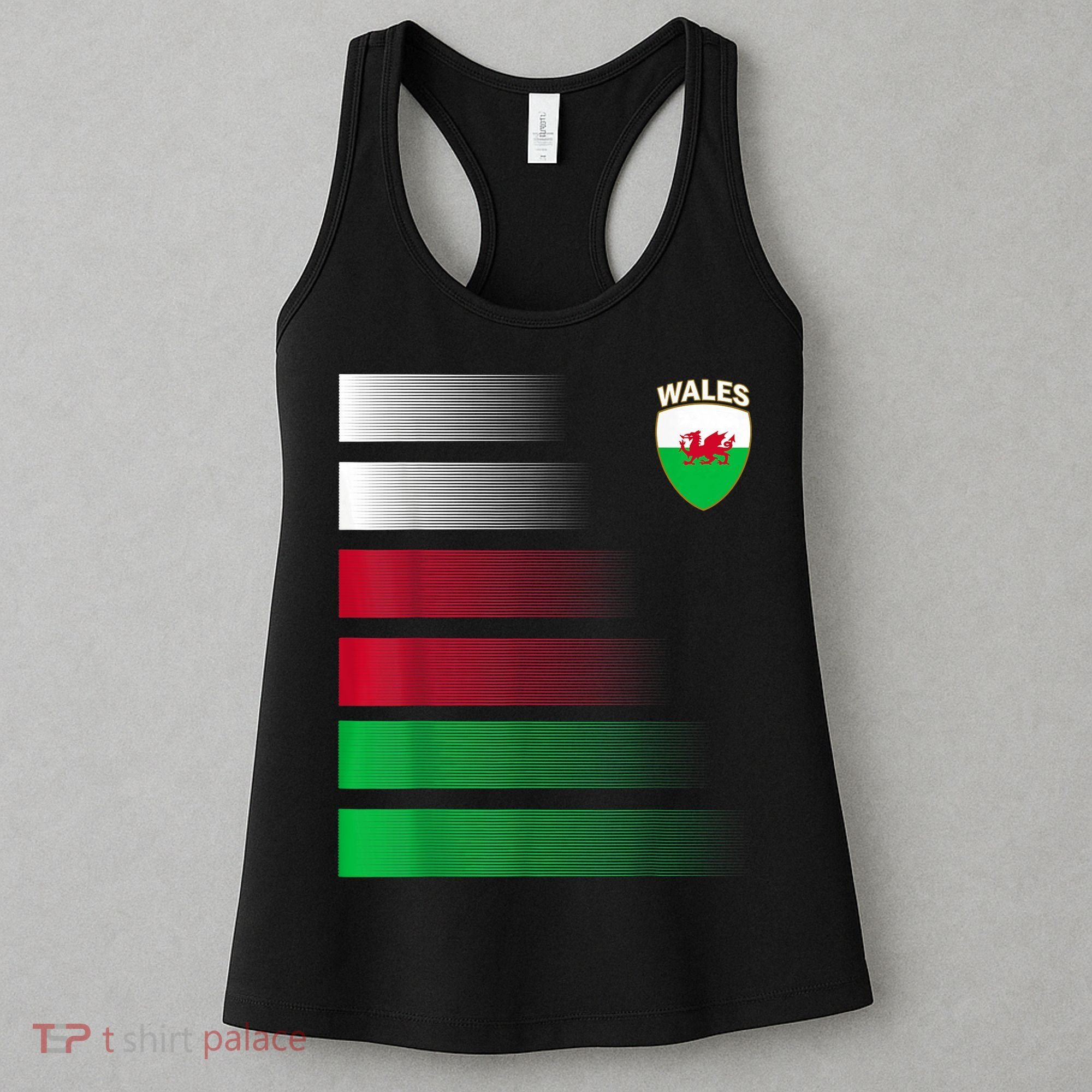Welsh Soccer Jersey Wales Football Wales Flag Women's Tank Top