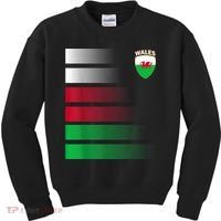 Welsh Soccer Jersey Wales Football Wales Flag Kids Sweatshirt thumb 0