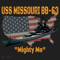 Ww2 Ship Korean War Uss Missouri Battleship Bb63 Veterans Women's Sweatshirt thumb 2