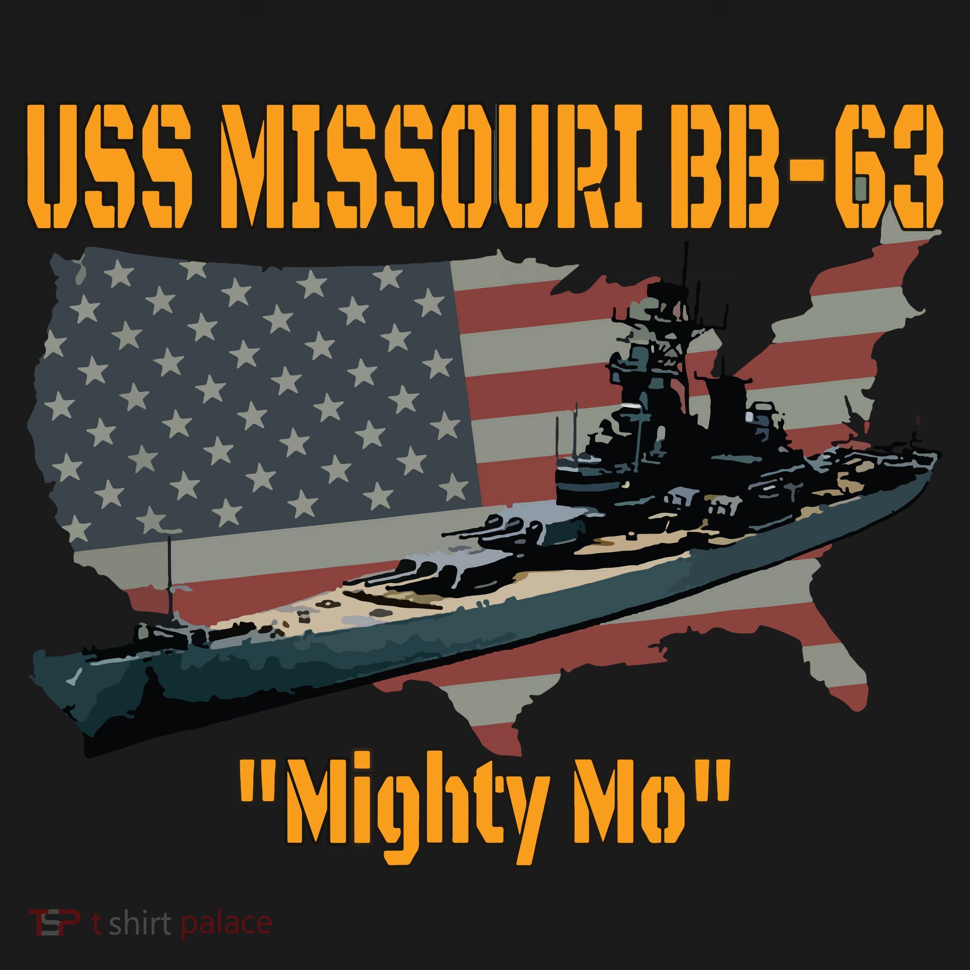 Ww2 Ship Korean War Uss Missouri Battleship Bb63 Veterans Backpack