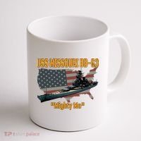Ww2 Ship Korean War Uss Missouri Battleship Bb63 Veterans Coffee Mug thumb 1