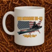 Ww2 Ship Korean War Uss Missouri Battleship Bb63 Veterans Coffee Mug thumb 2