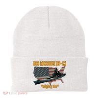 Ww2 Ship Korean War Uss Missouri Battleship Bb63 Veterans Beanie thumb 0