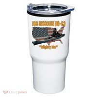 Ww2 Ship Korean War Uss Missouri Battleship Bb63 Veterans Tumbler thumb 0