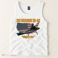 Ww2 Ship Korean War Uss Missouri Battleship Bb63 Veterans Tank Top thumb 2
