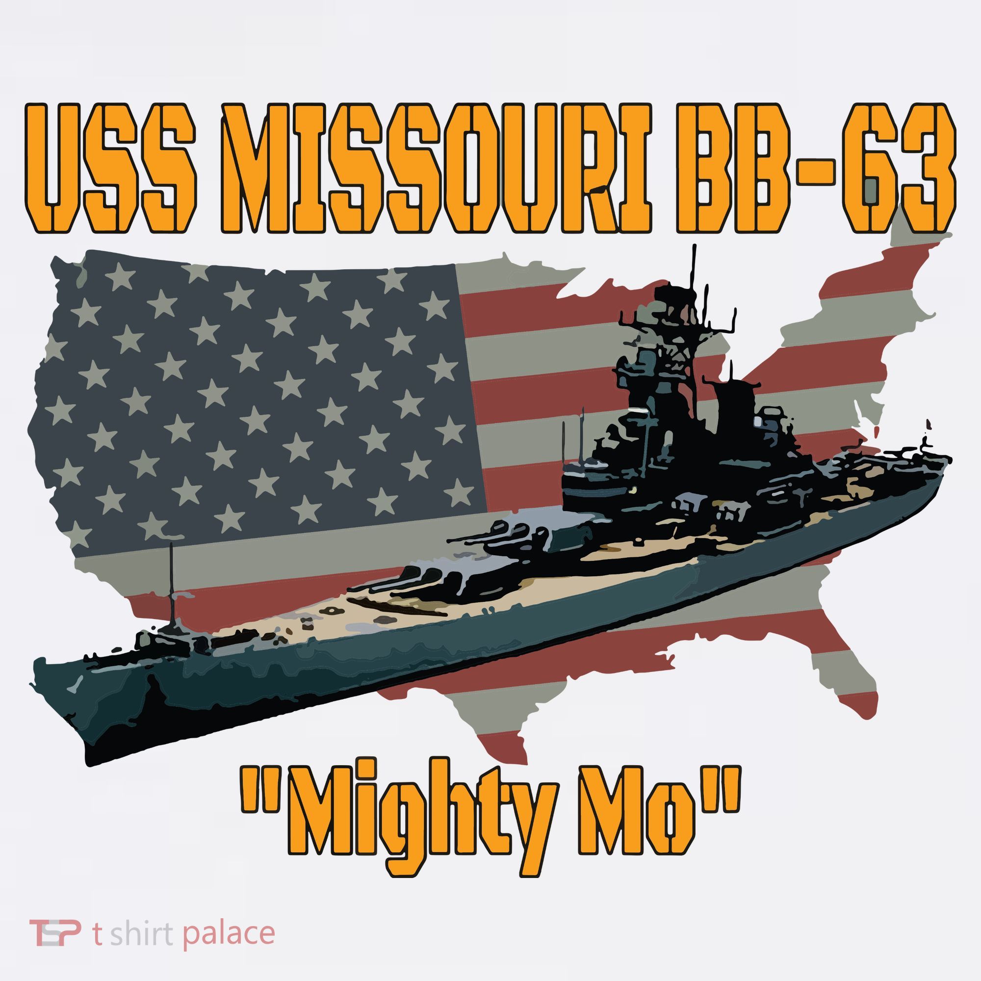 Ww2 Ship Korean War Uss Missouri Battleship Bb63 Veterans Golf Towel