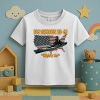 Ww2 Ship Korean War Uss Missouri Battleship Bb63 Veterans Toddler T-Shirt thumb 3