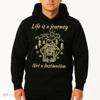 Wayward Son Life Is A Journey Hiking Camping Hoodie thumb 2