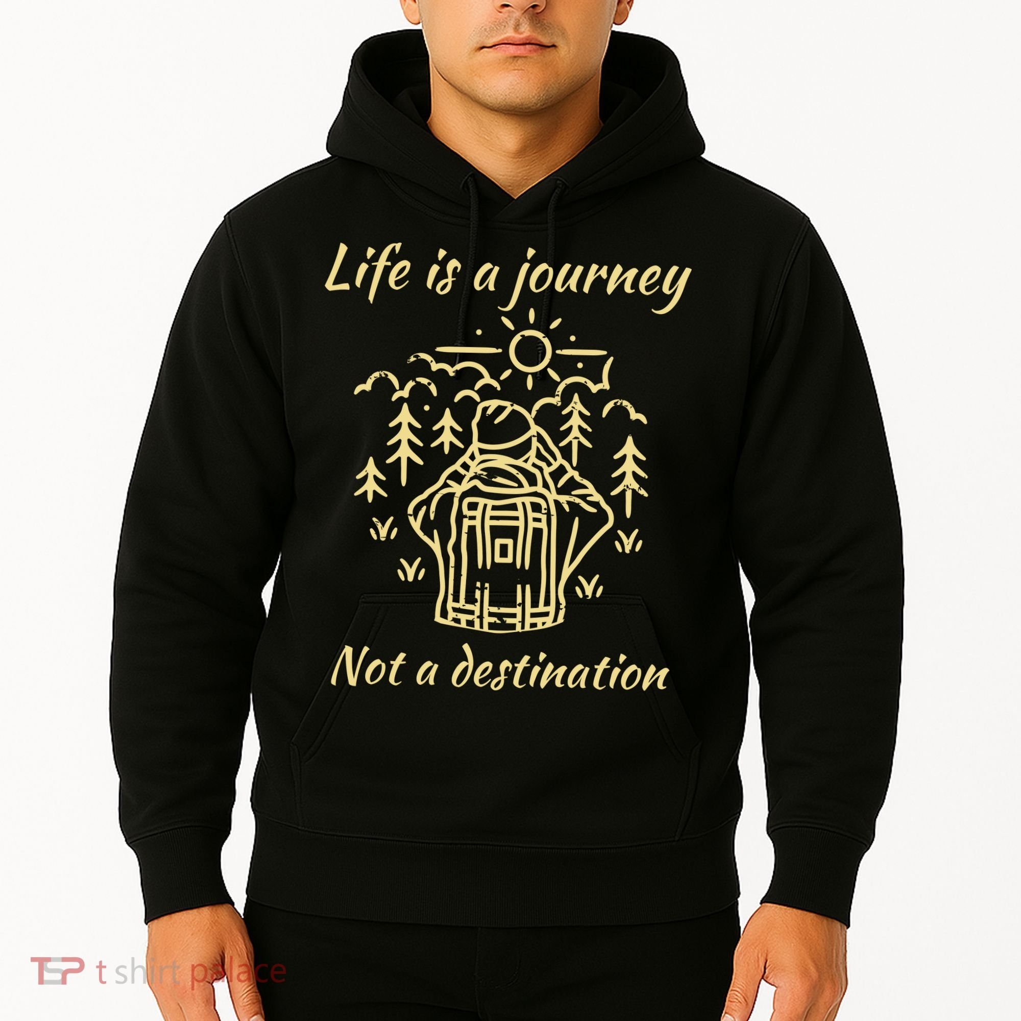 Wayward Son Life Is A Journey Hiking Camping Hoodie