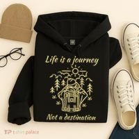 Wayward Son Life Is A Journey Hiking Camping Hoodie thumb 4