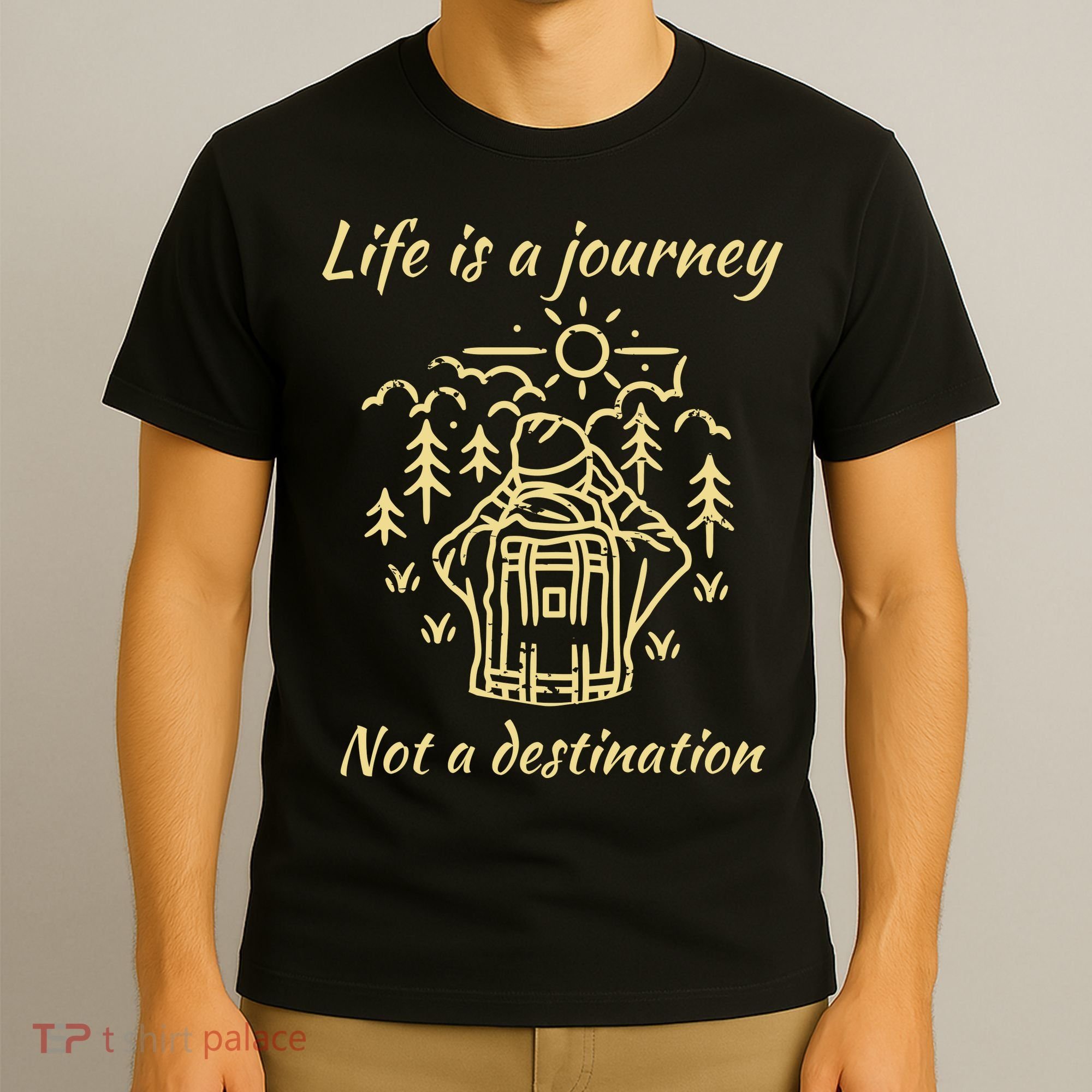 Wayward Son Life Is A Journey Hiking Camping T-Shirt