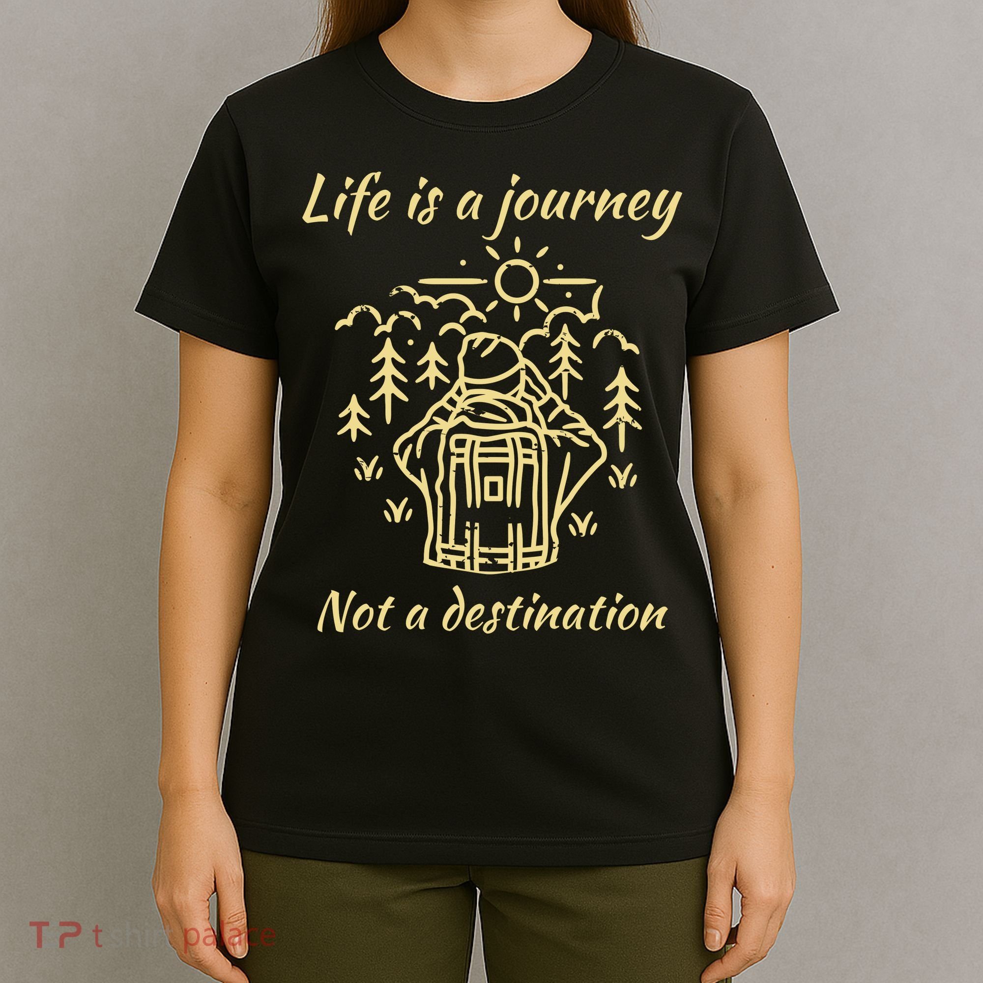 Wayward Son Life Is A Journey Hiking Camping T-Shirt