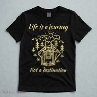 Wayward Son Life Is A Journey Hiking Camping T-Shirt thumb 5