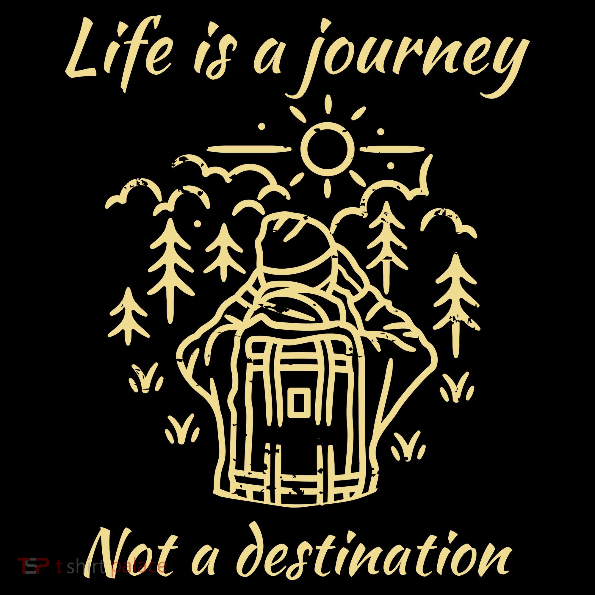 Wayward Son Life Is A Journey Hiking Camping Women's Hoodie