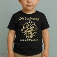 Wayward Son Life Is A Journey Hiking Camping Toddler T-Shirt thumb 2