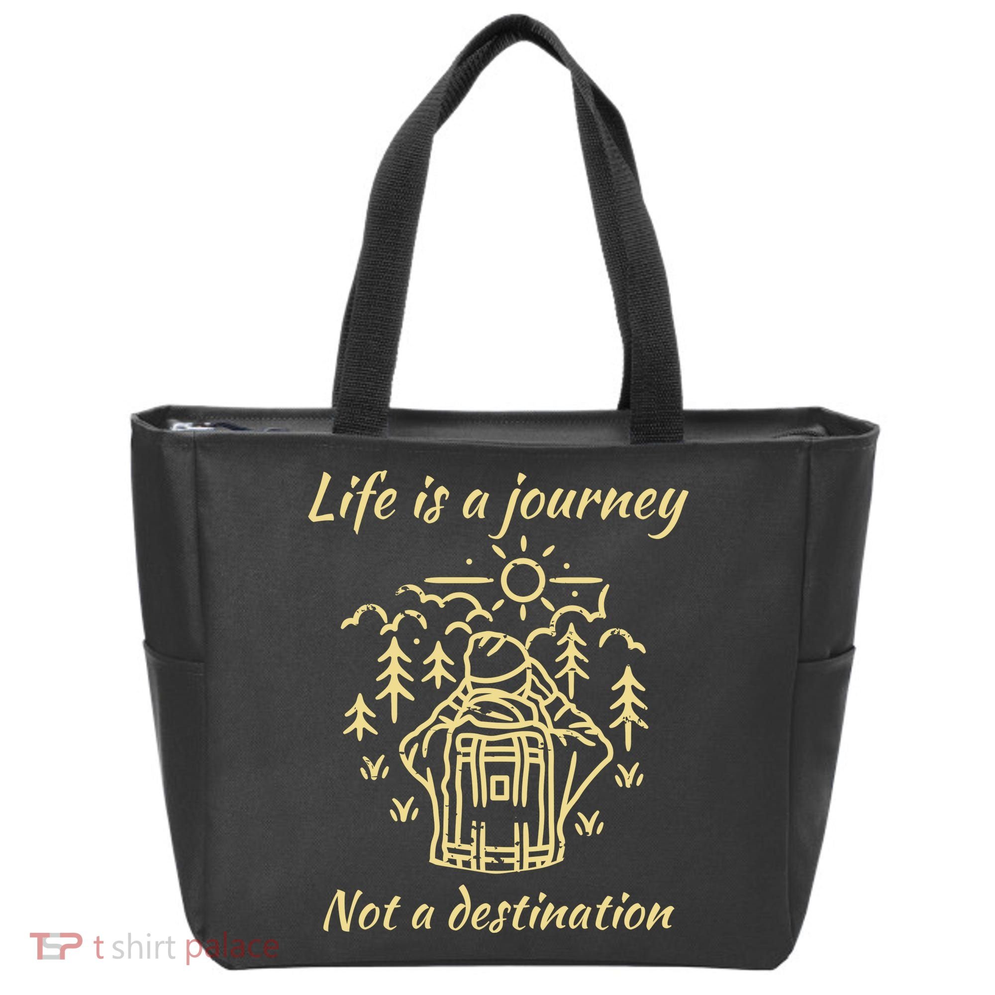 Wayward Son Life Is A Journey Hiking Camping Tote Bag