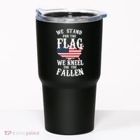 We Stand For The Flag Kneel For The Fallen Tumbler thumb 0