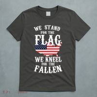 We Stand For The Flag Kneel For The Fallen T-Shirt thumb 5