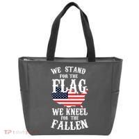 We Stand For The Flag Kneel For The Fallen Tote Bag thumb 0