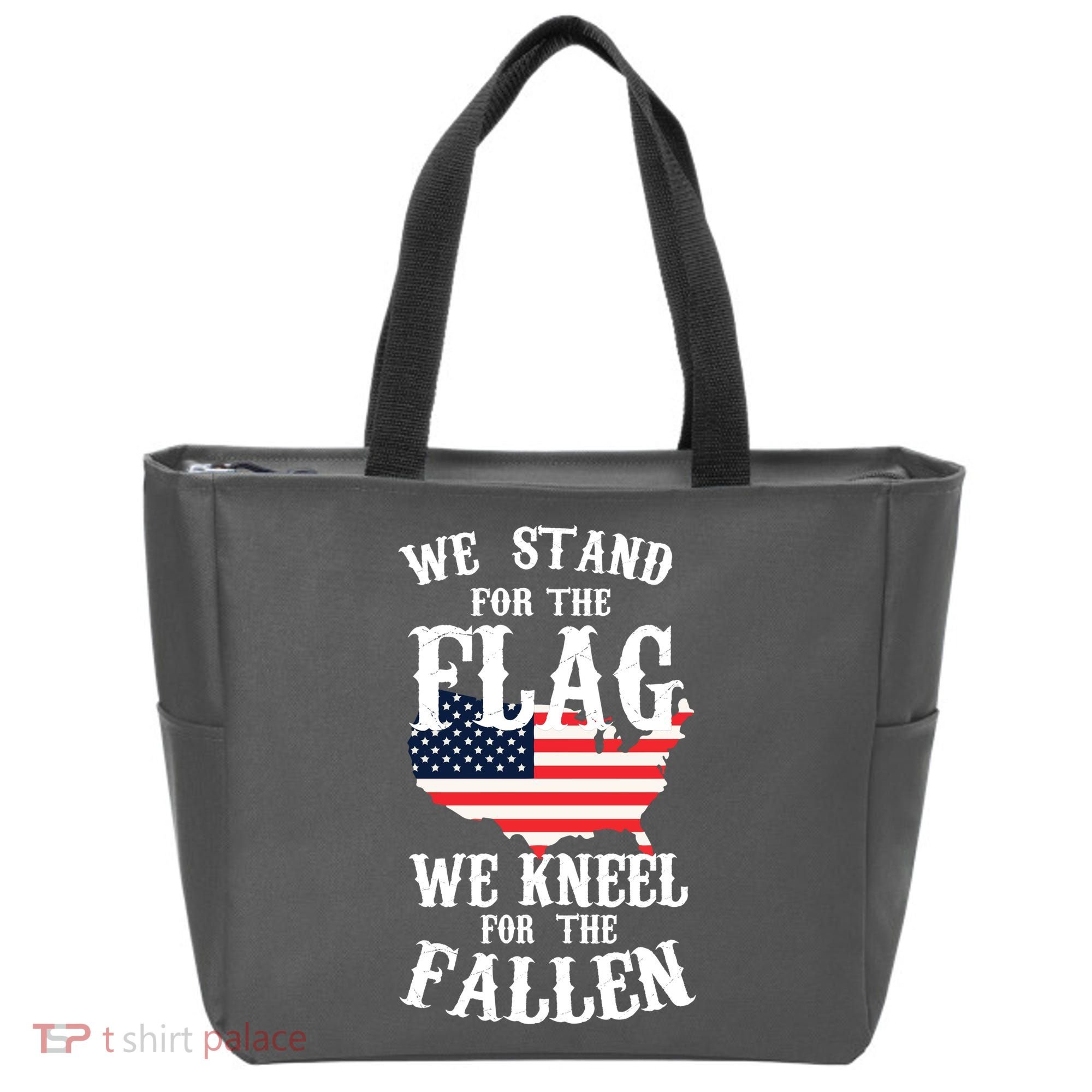 We Stand For The Flag Kneel For The Fallen Tote Bag