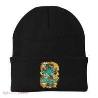 Western Sunflowers Leopard Cross Blessed Jesus Christian Beanie thumb 0