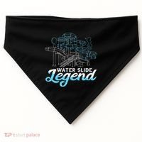 Water Slide Legend Waterslides Aqua Park Swimmer Waterpark USA-Made Doggie Bandana thumb 0