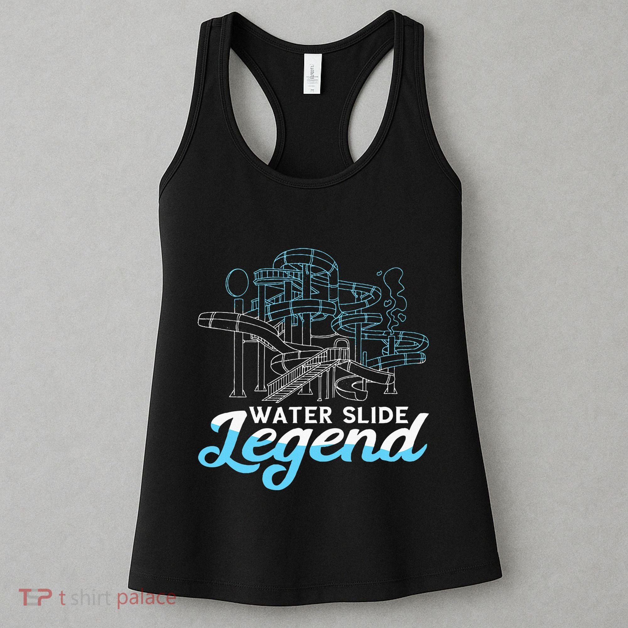Water Slide Legend Waterslides Aqua Park Swimmer Waterpark Women's Tank Top