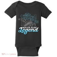Water Slide Legend Waterslides Aqua Park Swimmer Waterpark Baby Bodysuit thumb 0