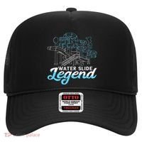 Water Slide Legend Waterslides Aqua Park Swimmer Waterpark Hat thumb 0