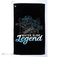 Water Slide Legend Waterslides Aqua Park Swimmer Waterpark Golf Towel thumb 0