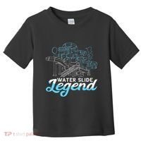 Water Slide Legend Waterslides Aqua Park Swimmer Waterpark Toddler T-Shirt thumb 0
