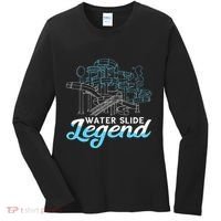 Water Slide Legend Waterslides Aqua Park Swimmer Waterpark Women's Long Sleeve Shirt thumb 0