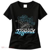 Water Slide Legend Waterslides Aqua Park Swimmer Waterpark Women's T-Shirt thumb 0