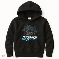 Water Slide Legend Waterslides Aqua Park Swimmer Waterpark Kids Hoodie thumb 0