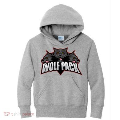 Wolfpack Sports Logo Kids Hoodie