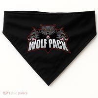Wolfpack Sports Logo USA-Made Doggie Bandana thumb 0