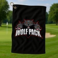 Wolfpack Sports Logo Golf Towel thumb 1