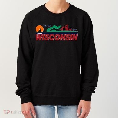 Wisconsin State License Plate Women's Sweatshirt