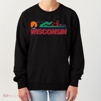 Wisconsin State License Plate Women's Sweatshirt thumb 0