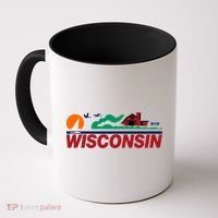 Wisconsin State License Plate Coffee Mug thumb 0