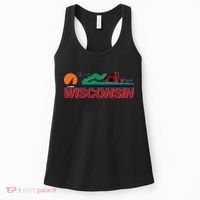 Wisconsin State License Plate Women's Tank Top thumb 0